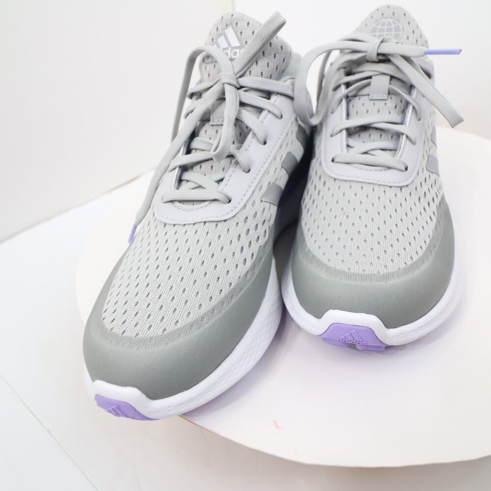 adidas Womens Summervent Golf ShoesGreyTwo/Silver Metallic/Light Purple size 8.5